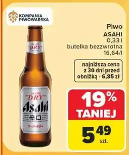 Carrefour Piwo ASAHI oferta