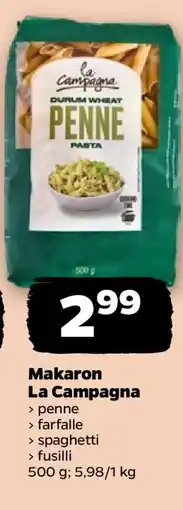 Netto Makaron La Campagna oferta