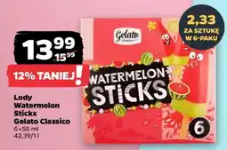 Netto Lody Watermelon Sticks Gelato Classico oferta