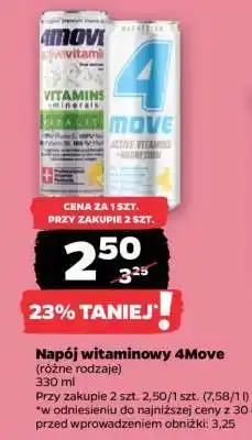 Netto Napój witaminowy 4Move oferta