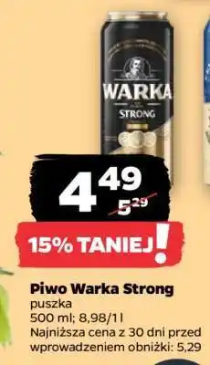 Netto Piwo WARKA STRONG oferta