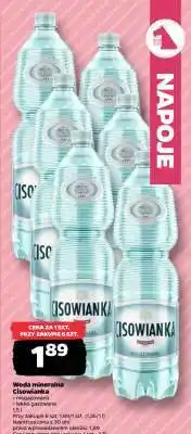 Netto Woda mineralna CISOWIANKA oferta