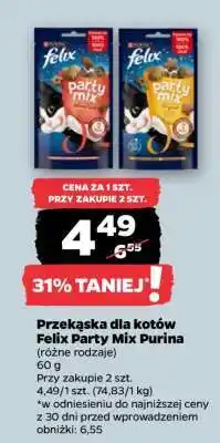 Netto Przekąska dla kotów Felix Party Mix Purina oferta