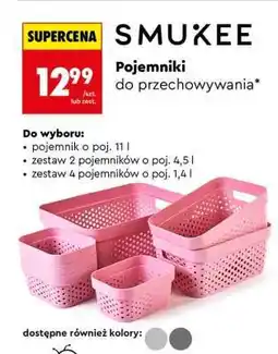 Biedronka SMUKEE Pojemniki do przechowywania oferta