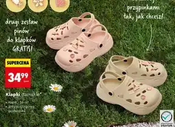 Biedronka Klapki damskie oferta