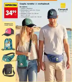 Biedronka Czapka, torebka lub workoplecak oferta