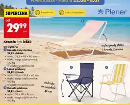 Biedronka KRZESŁO TURYSTYCZNE oferta