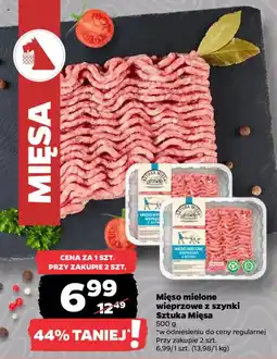 Netto Mięso mielone wieprzowe z szynki Sztuka Mięsa oferta