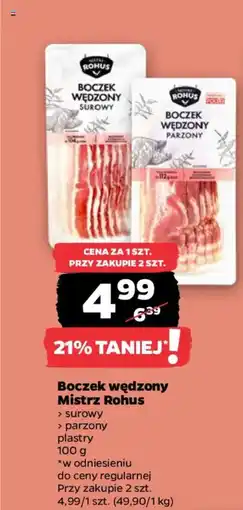 Netto Boczek wędzony Mistrz Rohus oferta