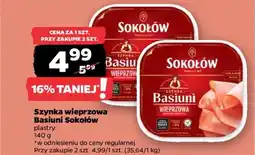 Netto Szynka wieprzowa Basiuni Sokołów oferta