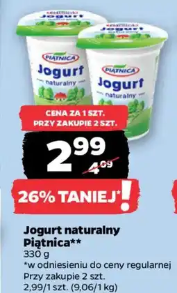 Netto Jogurt naturalny Piątnica oferta