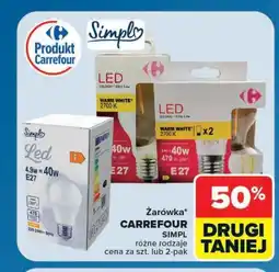 Carrefour Żarówka CARREFOUR SIMPL oferta