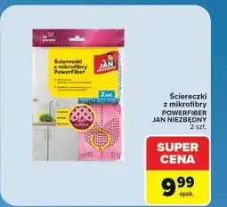 Carrefour Ściereczki z mikrofibry POWERFIBER JAN NIEZBĘDNY oferta