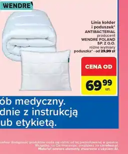 Carrefour Linia kołder i poduszek Antibacterial Wendre oferta