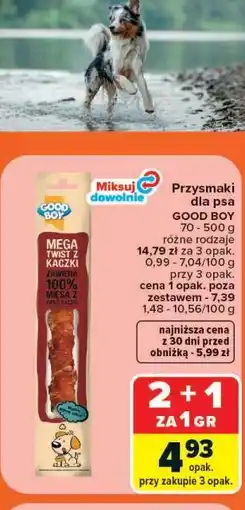 Carrefour Przysmaki dla psa GOOD BOY oferta