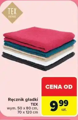 Carrefour Ręcznik gładki TEX oferta