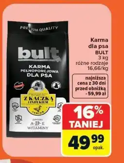 Carrefour Karma dla psa Bult oferta
