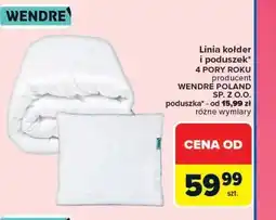 Carrefour Linia kołder i poduszek 4 Pory Roku Wendre oferta