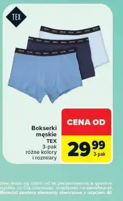 Carrefour Bokserki męskie TEX 3-pak oferta