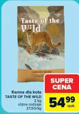 Carrefour Karma dla kota TASTE OF THE WILD oferta