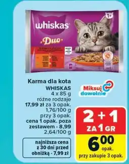 Carrefour Karma dla kota WHISKAS oferta