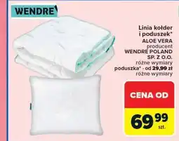 Carrefour Linia kołder i poduszek Aloe Vera Wendre oferta