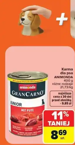 Carrefour Karma dla psa Animonda GranCarno oferta