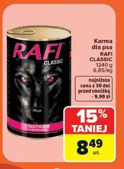 Carrefour Karma dla psa Rafi Classic oferta