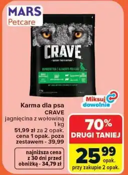 Carrefour Karma dla psa CRAVE oferta