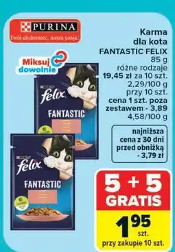 Carrefour Karma dla kota FANTASTIC FELIX oferta