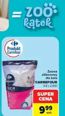 Carrefour Żwirek silikonowy dla kota CARREFOUR Companino oferta