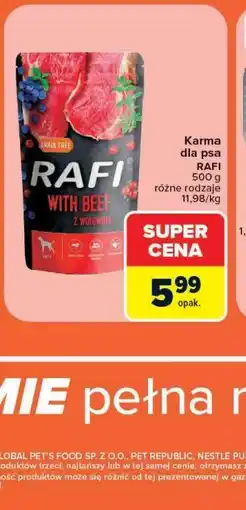 Carrefour Karma dla psa RAFI oferta