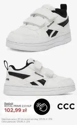 CCC Buty dziecięce Reebok Royal Prime 2,0 HLP oferta