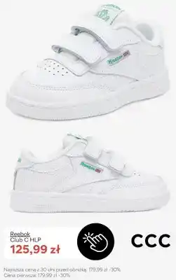 CCC Buty dziecięce Reebok Club C HLP oferta