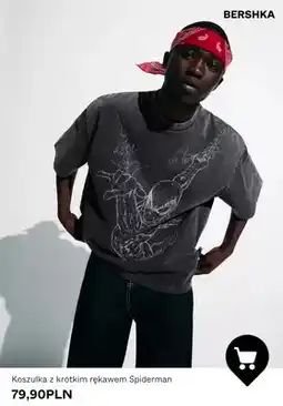 Bershka Koszulka z krótkim rękawem Spiderman Bershka oferta