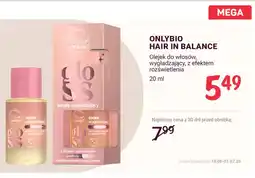 Rossmann Olejek do włosów wygładzający OnlyBio Hair in Balance oferta