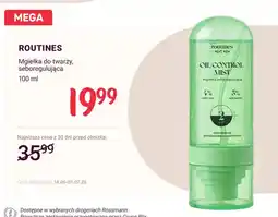Rossmann Mgiełka do twarzy Routines seboregulująca oferta