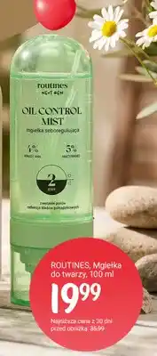 Rossmann Mgiełka do twarzy Routines oferta