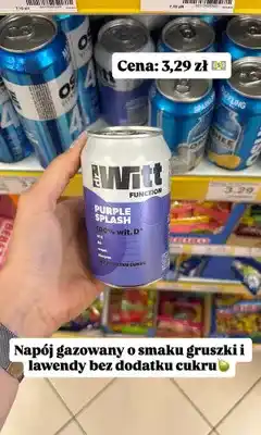Dino Napój gazowany dr Witt Function Purple Splash oferta