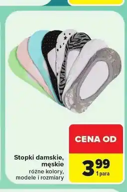 Carrefour Stopki damskie męskie oferta