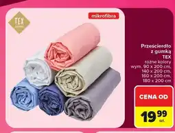 Carrefour Prześcieradło z gumką mikrofibra TEX oferta