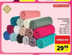 Carrefour Prześcieradło z gumką 100% bawełny TEX oferta