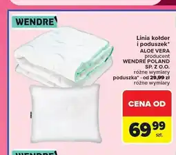 Carrefour Kołdra i poduszka Wendre Aloe Vera oferta