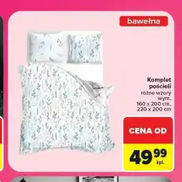Carrefour Komplet pościeli bawełna oferta