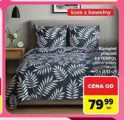 Carrefour Komplet pościeli kora z bawełny Detexpol oferta