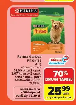 Carrefour Karma dla psa Purina Friskies Balance oferta