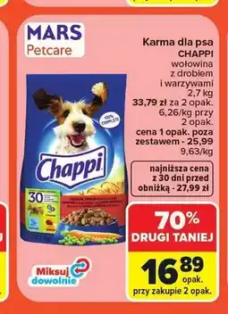 Carrefour Karma dla psa Chappi wołowina z drobiem i warzywami oferta