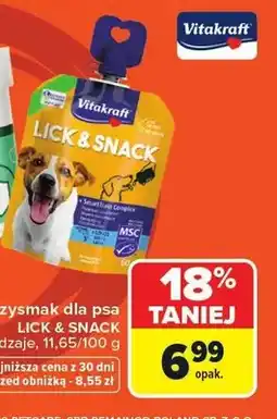 Carrefour Przysmak dla psa Vitakraft Lick & Snack oferta