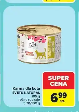 Carrefour Karma dla kota 4vets Natural Urinary oferta