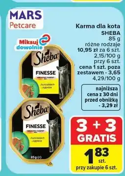 Carrefour Karma dla kota Sheba Finesse oferta